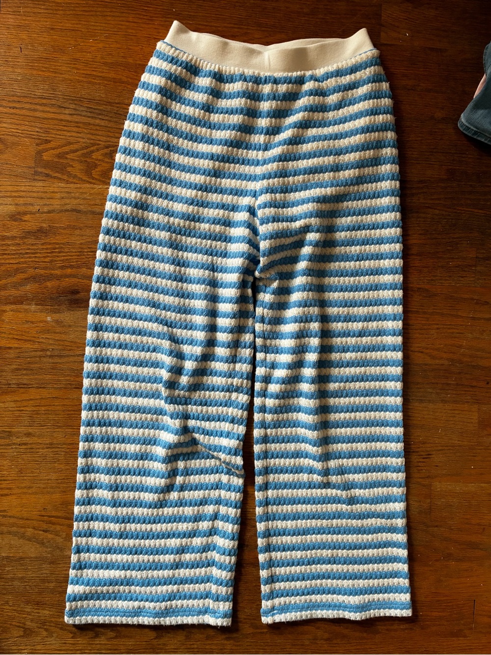 Crewcuts striped knit wide leg pants